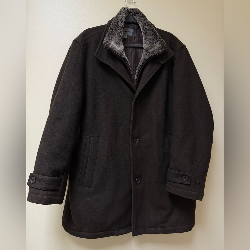 Johnston & Murphy  × Vintage Wool Cashmere Button Car Coat Jacket ▪️ - Picture 15 of 15